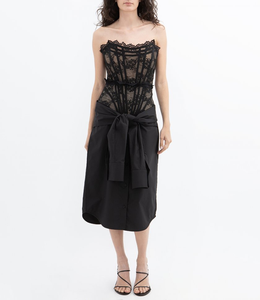LACE MIDI SKIRT