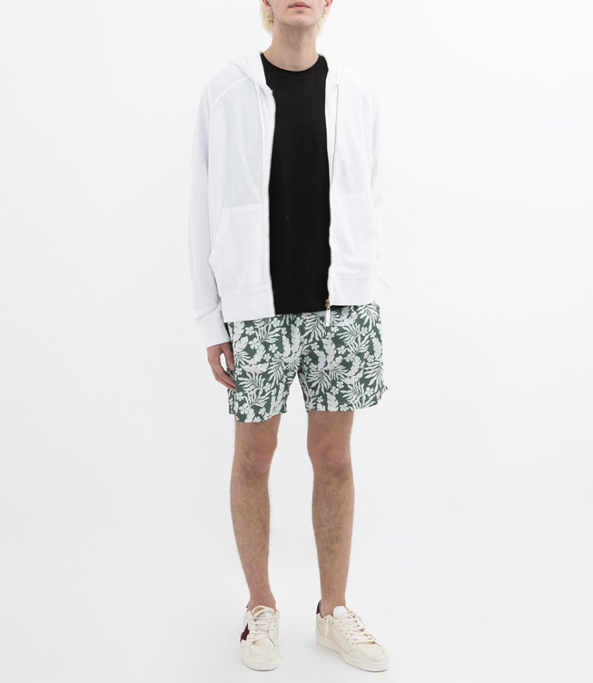 TOWELLING HOODIE ZIPPER