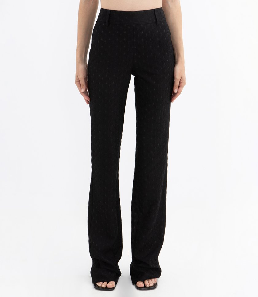 TEXTURED TROUSERS