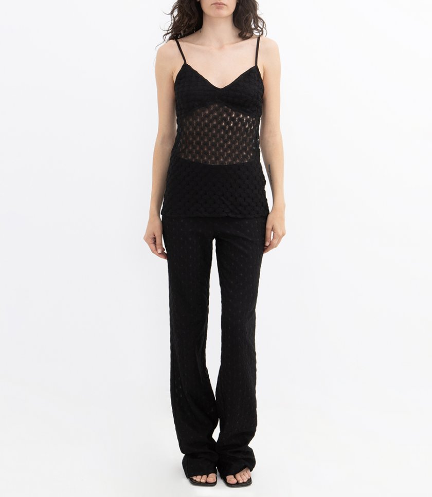 TEXTURED TROUSERS