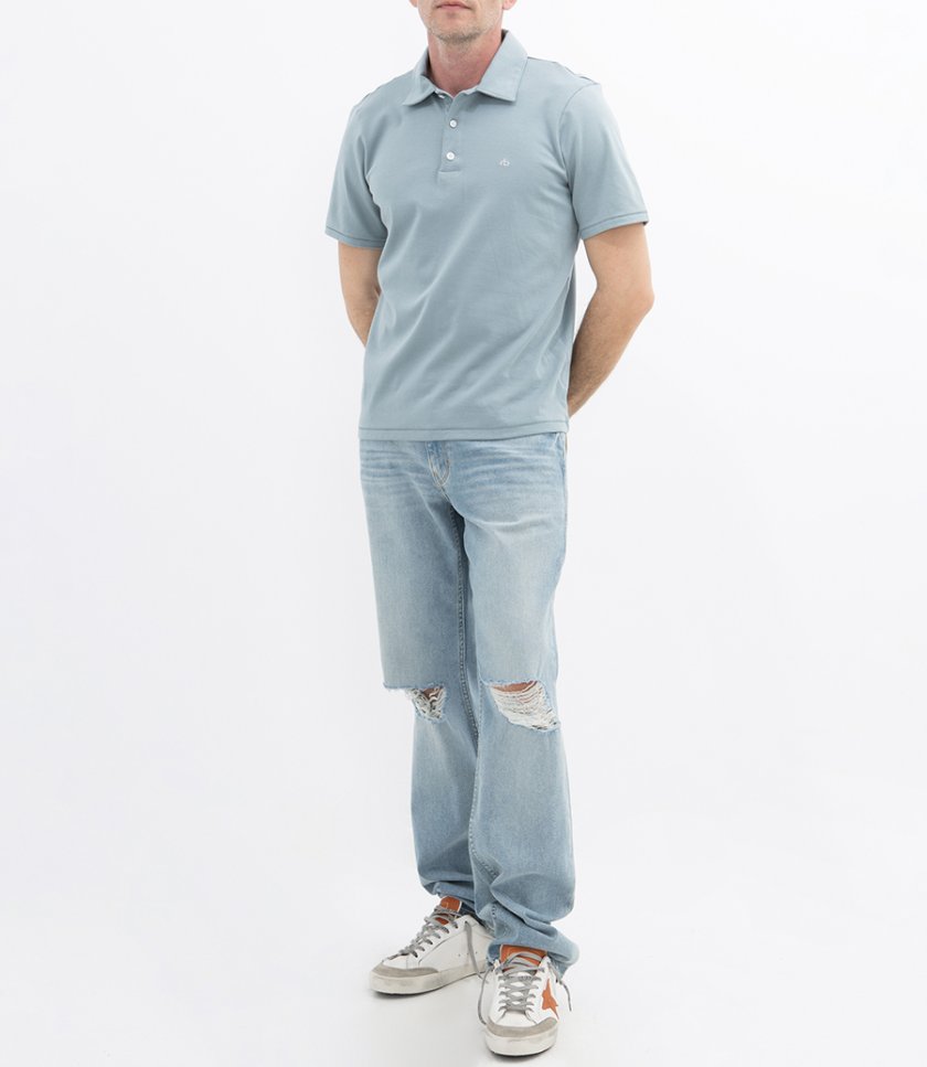 HERITAGE DOHENY RELAXED STRAIGHT JEAN DESTRUCTED