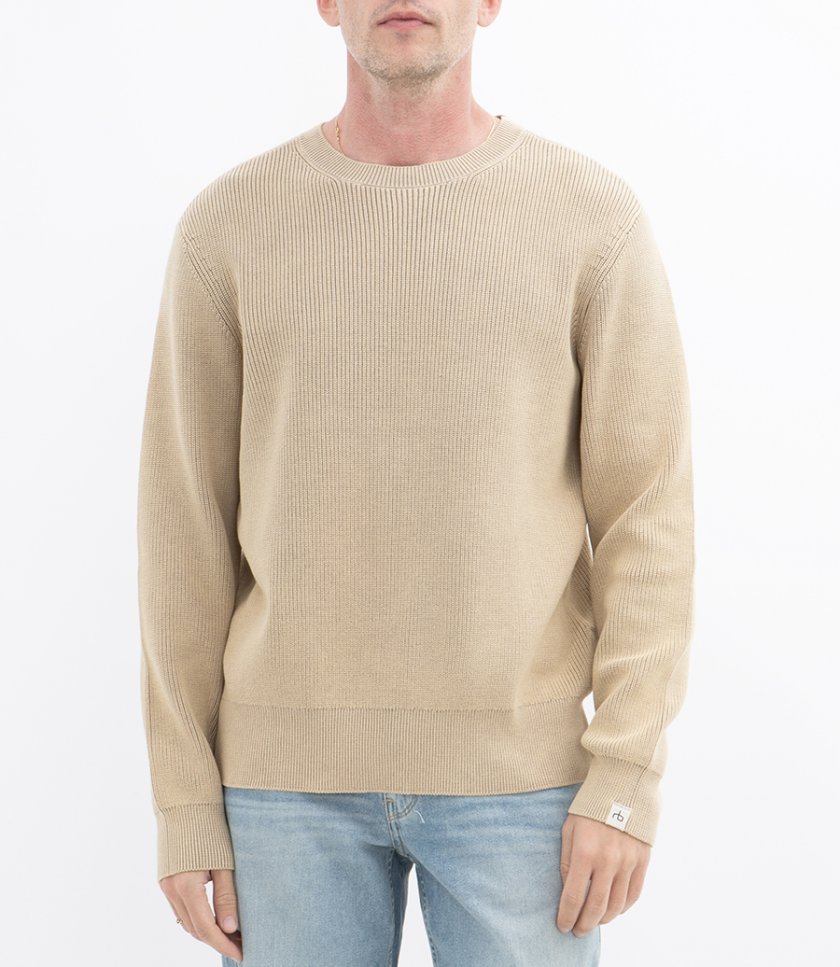 ACID WASH DEXTER CREWNECK SWEATER