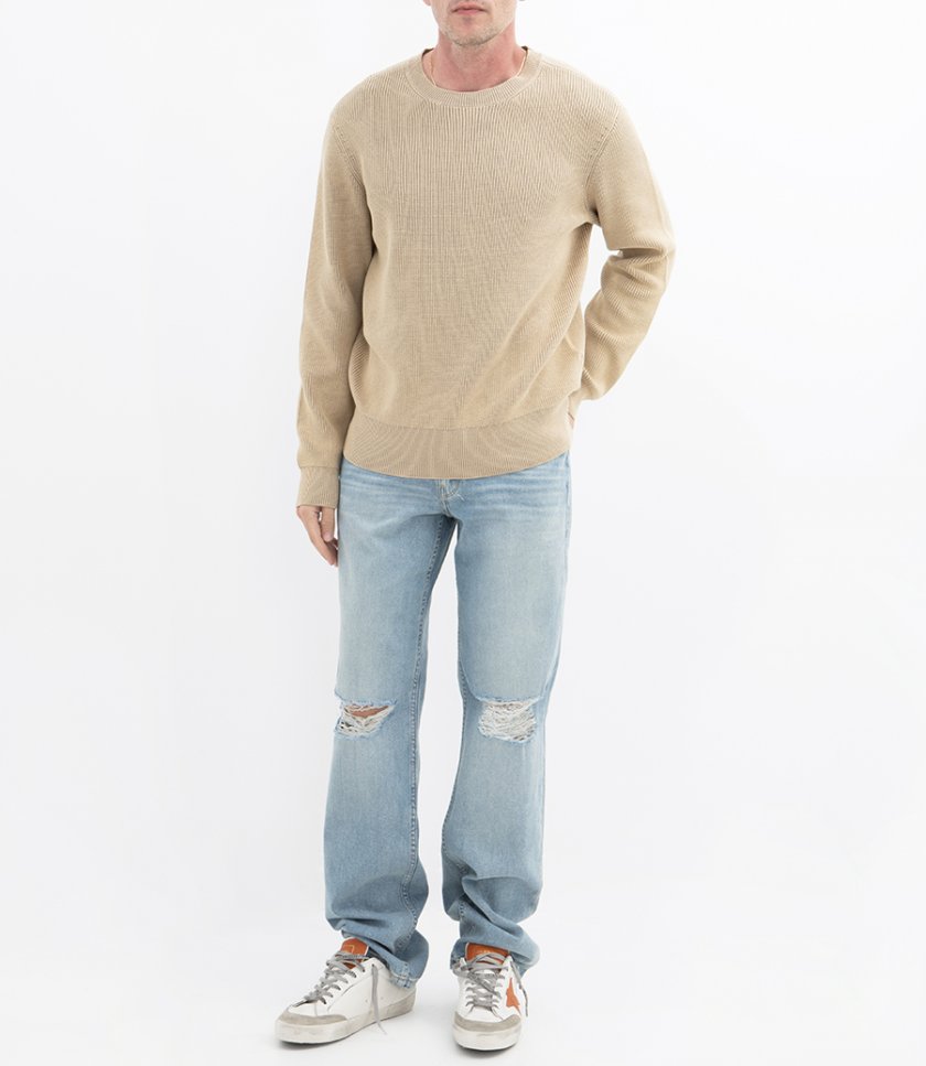 ACID WASH DEXTER CREWNECK SWEATER