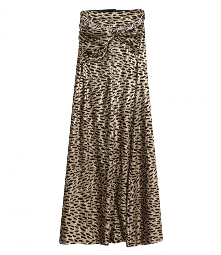 SALES - TIGER PRINT LONG SKIRT