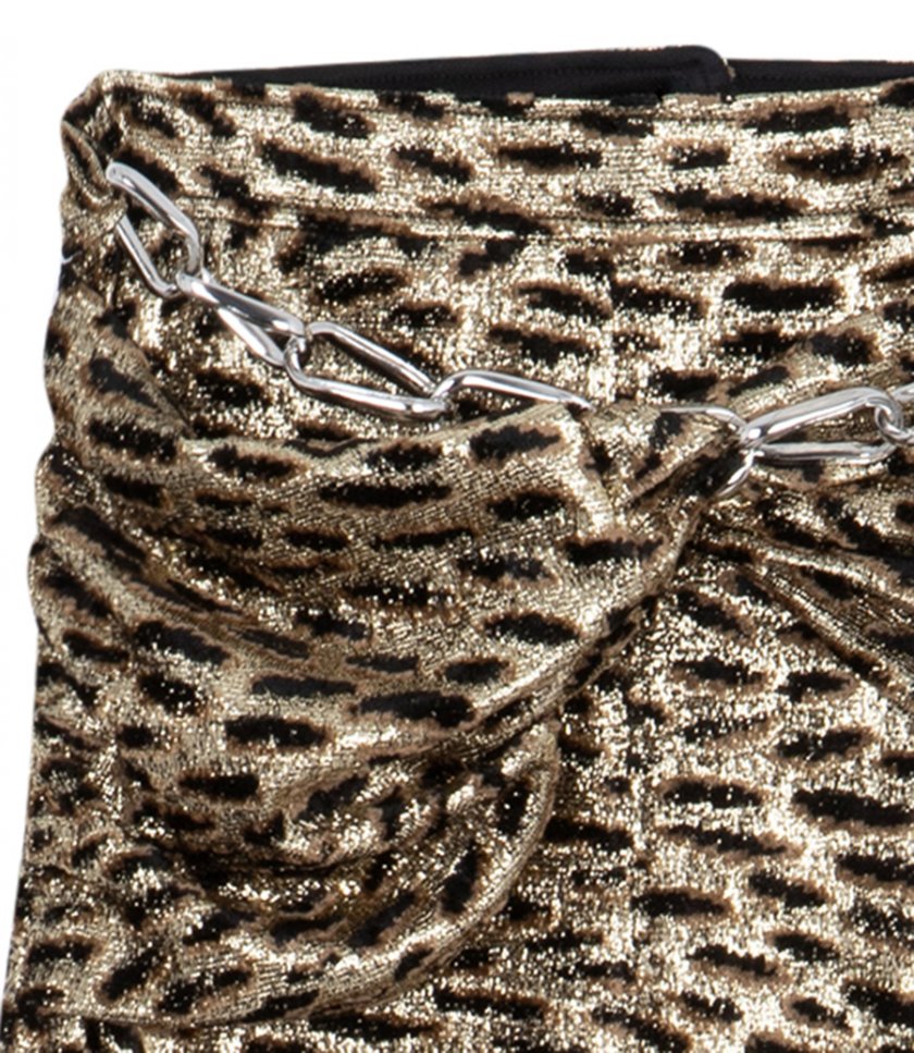 TIGER PRINT LONG SKIRT