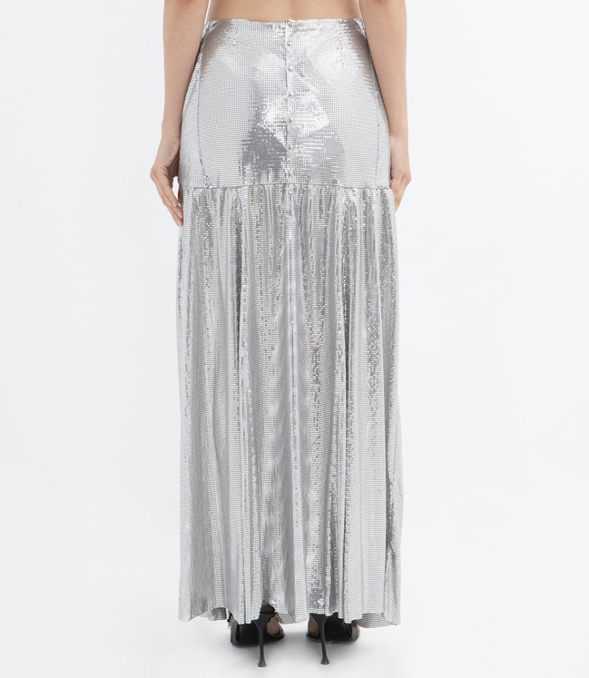 CHAINMAIL SKIRT WITH FRONT TIE