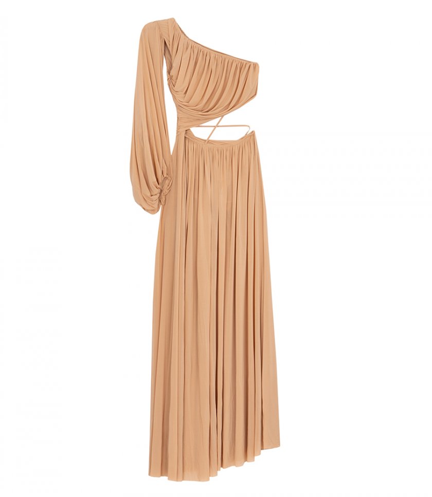 SALES - ONE SHOULDER JERSEY DRESS