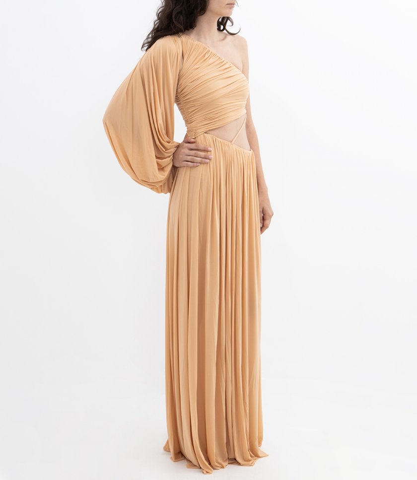 ONE SHOULDER JERSEY DRESS