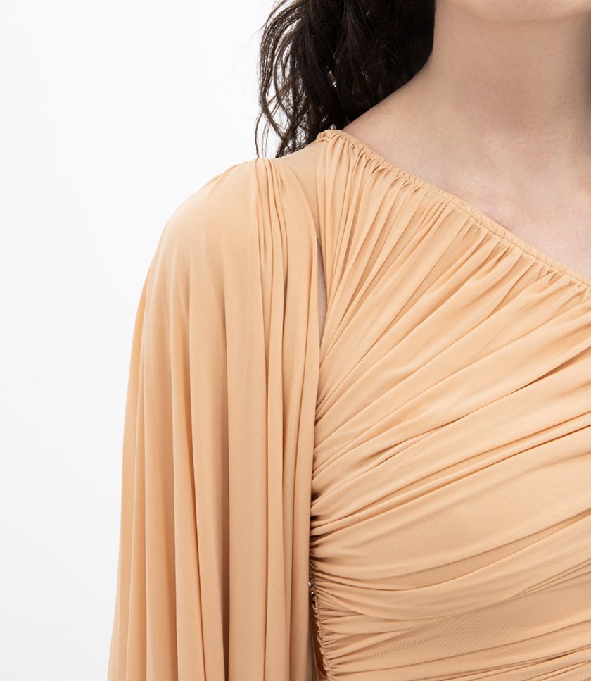 ONE SHOULDER JERSEY DRESS