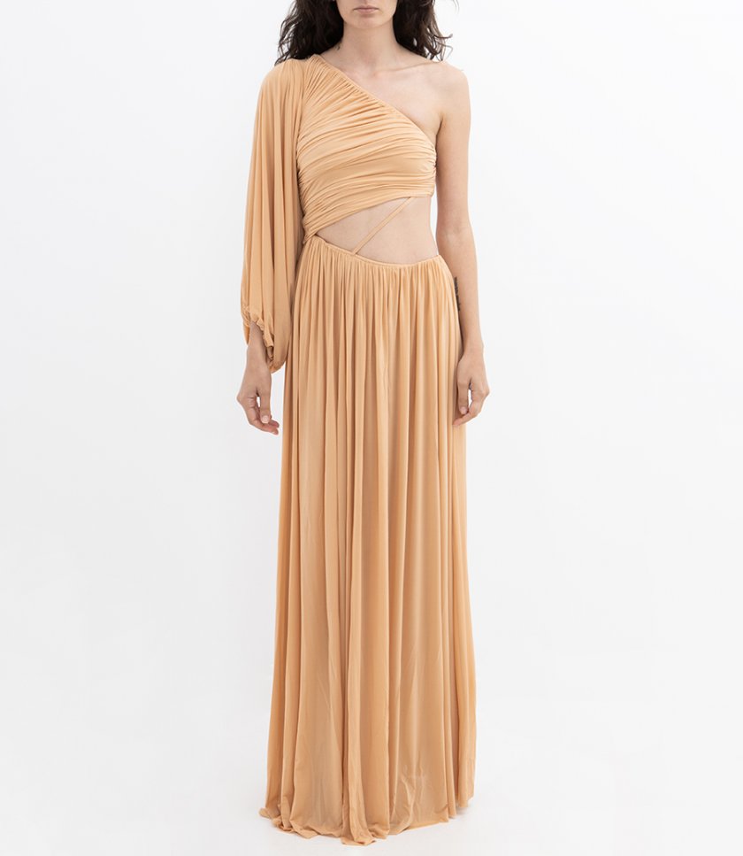 ONE SHOULDER JERSEY DRESS