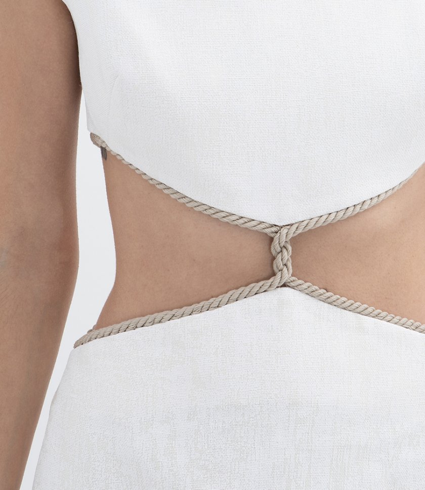 CUT OUT MINI DRESS