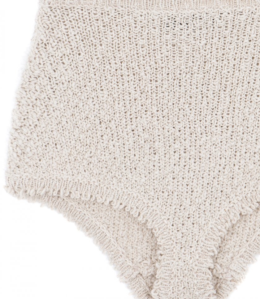 HIGH WAIST KNIT COULOTTE