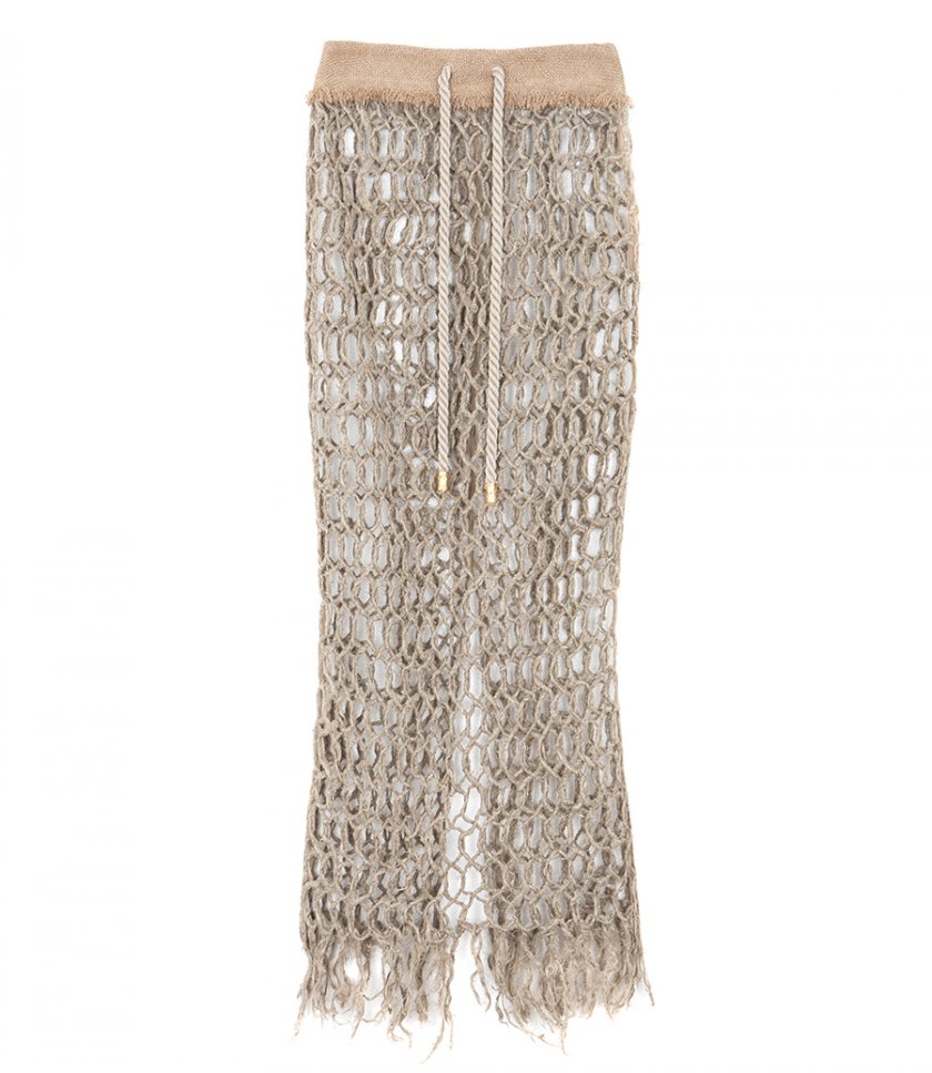 SALES - NET-LIKE LONG SKIRT