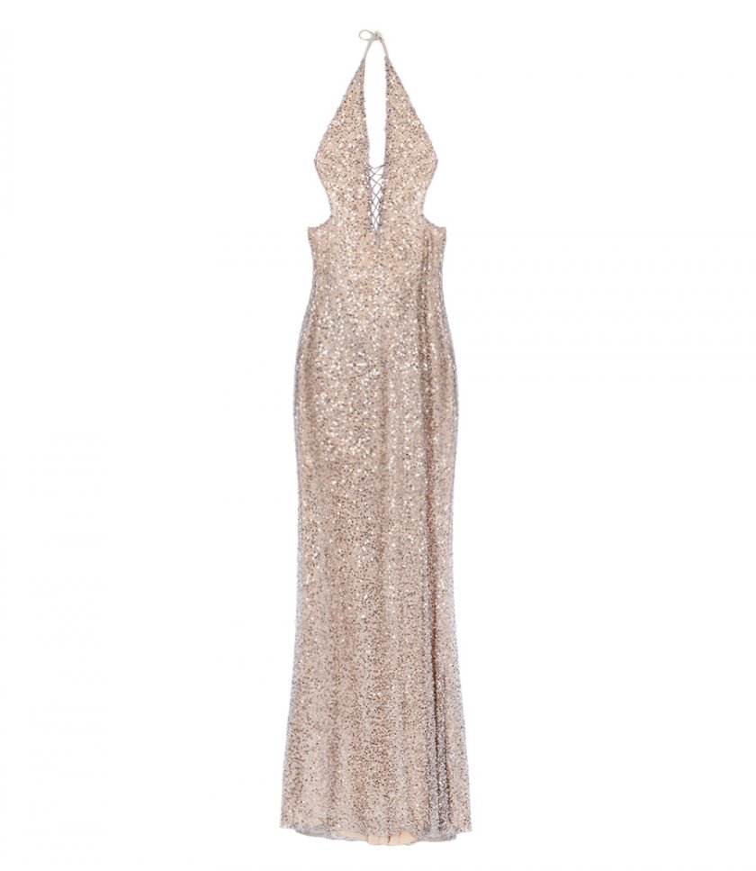 SALES - OPEN BACK MOSAIC LONG DRESS