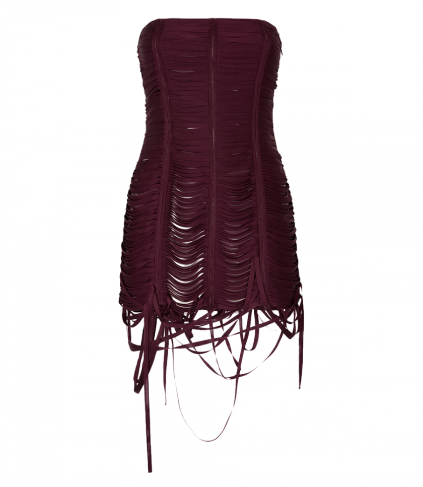 SALES - RIBBON EMBROIDERY MINI DRESS