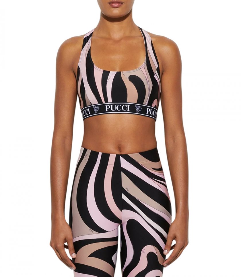 IRIDE PRINT CROP TOP