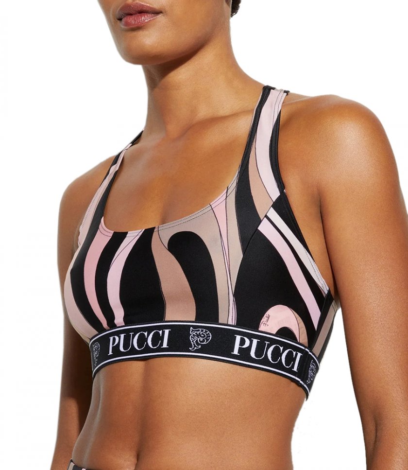 IRIDE PRINT CROP TOP
