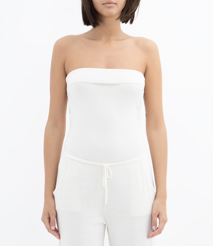 KNIT STRAPLESS TOP