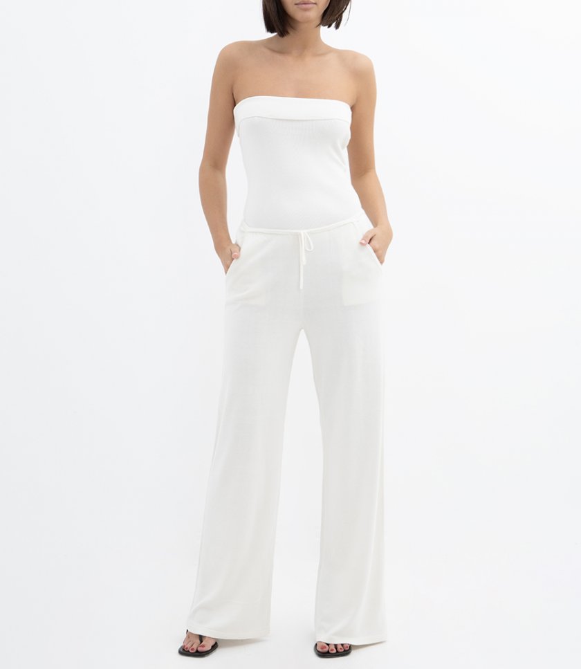 KNIT STRAPLESS TOP