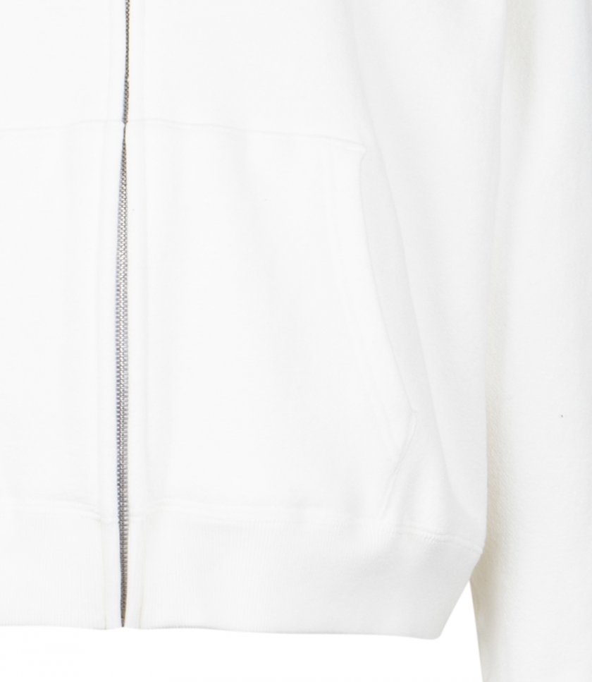 SPONGE ZIP-UP HOODIE