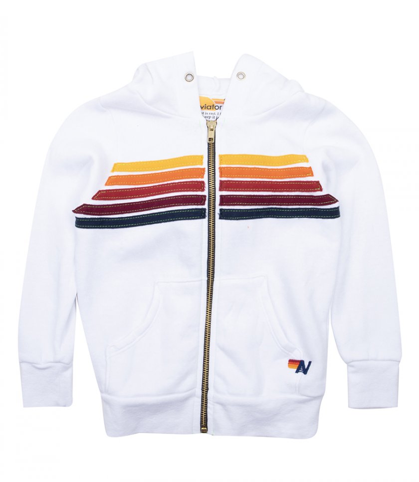 CLOTHES - KIDS 5 STRIPE KIDS HOODIE