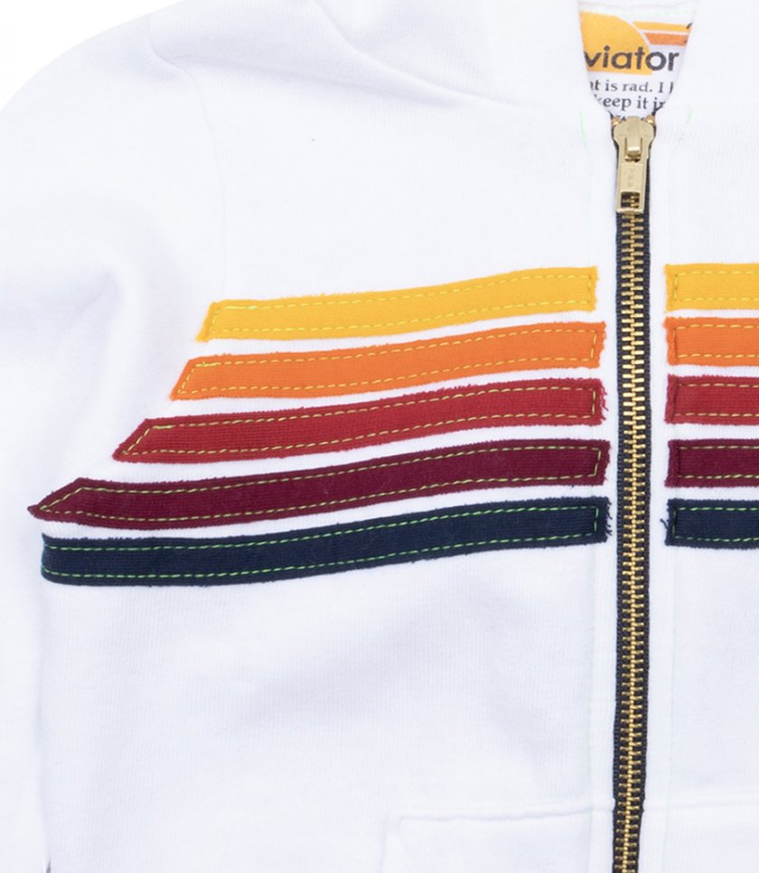 KIDS 5 STRIPE KIDS HOODIE