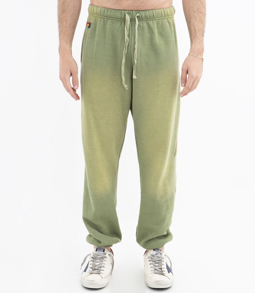 MENS BOLT STITCH FADED SWEATPANTS