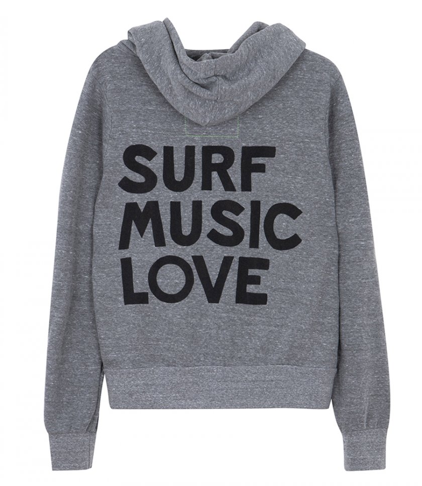 SURF MUSIC LOVE ZIP HOODIE