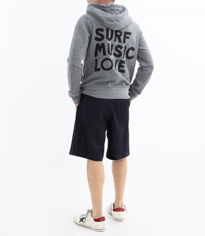SURF MUSIC LOVE ZIP HOODIE