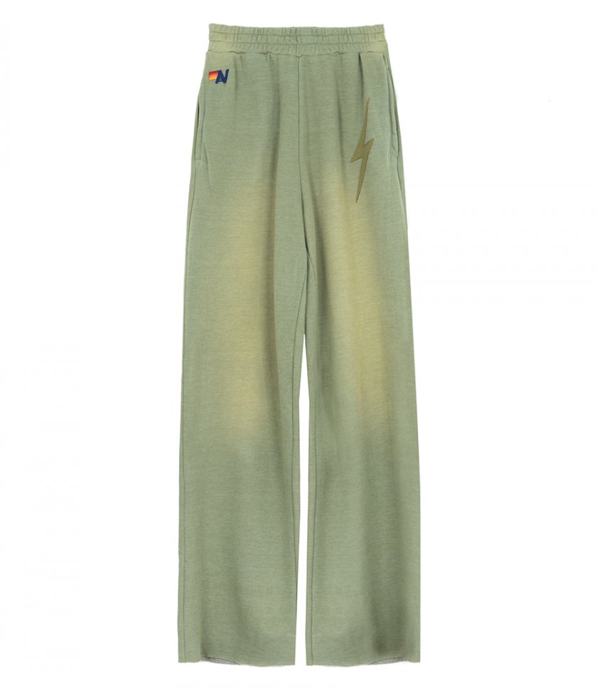 SWEATPANTS - WOMENS BOLT STITCH WIDE LEG SWEATPANT