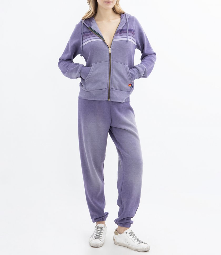 WOMENS 5 STRIPE FADED SWEATPANTS