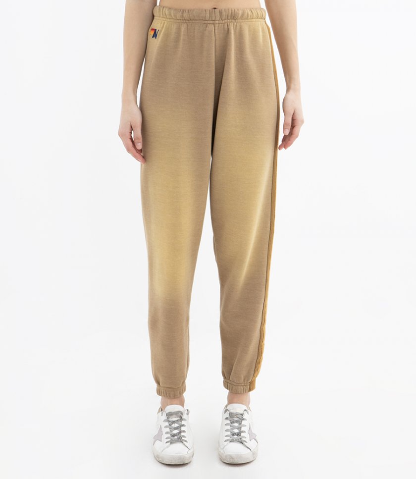 WOMENS 5 STRIPE FADED SWEATPANTS
