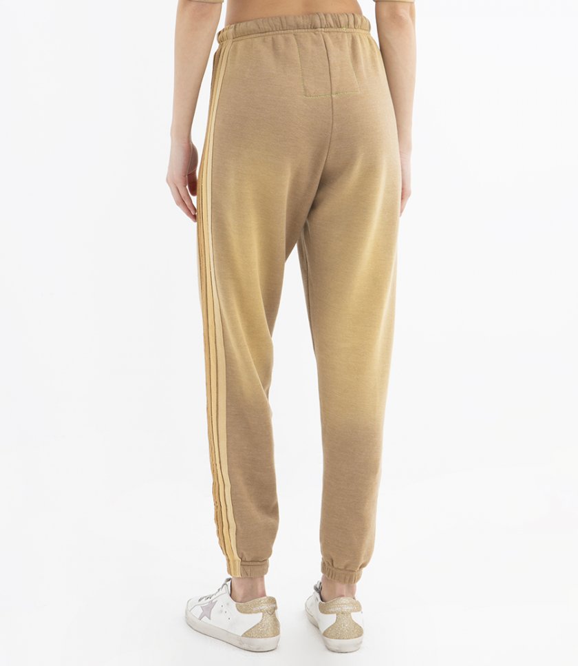 WOMENS 5 STRIPE FADED SWEATPANTS