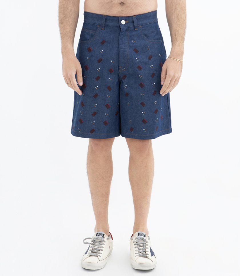 GEOMETRIC PRINTED TROUSERS