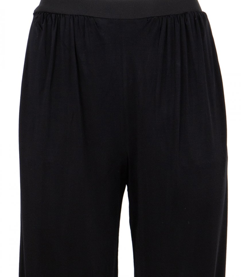 ELASTIC WIDE LEG PANT