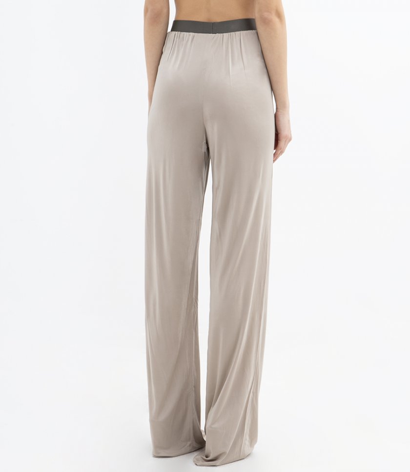 ELASTIC WIDE LEG PANT