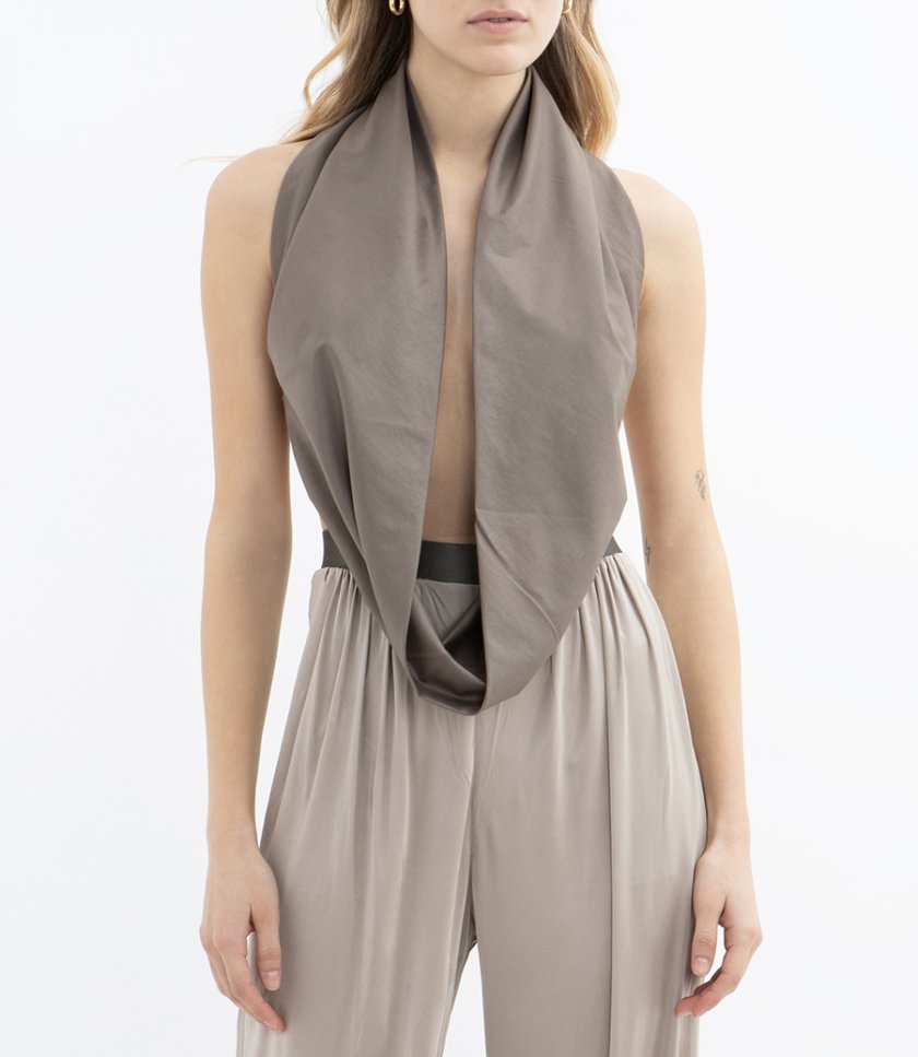 DRAPED CIRCLE TOP