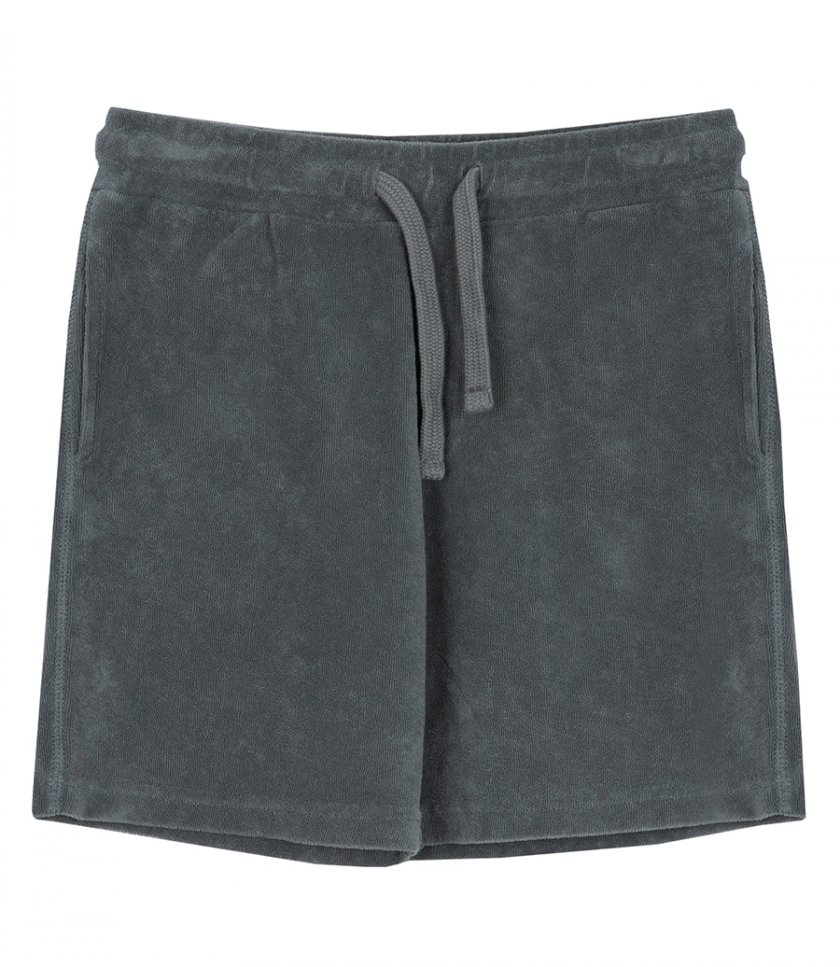 CLOTHES - BOYS BLUE TERRY SHORTS