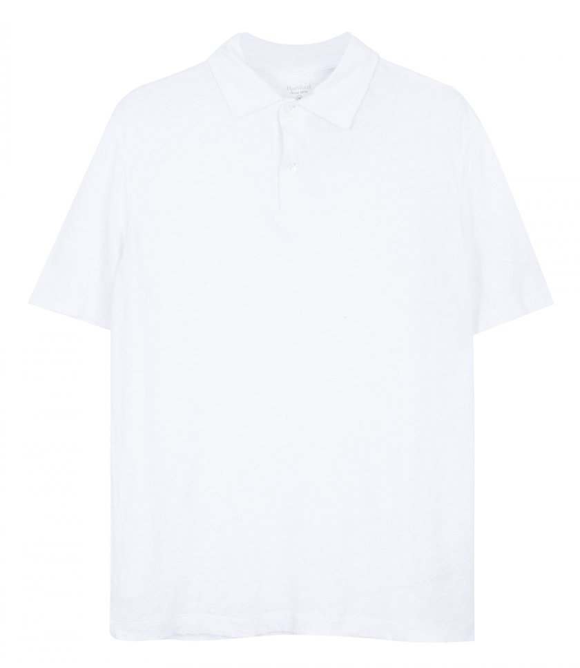 CLOTHES - LINEN POLO SS
