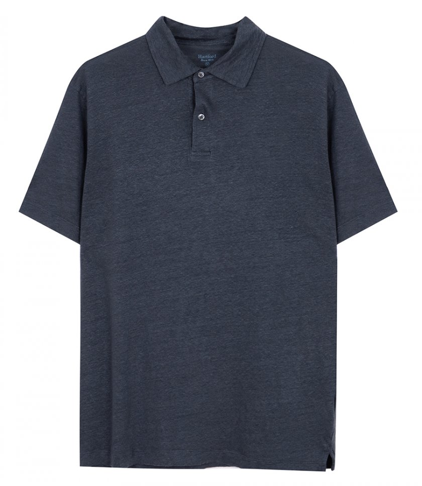 CLOTHES - LINEN POLO SS