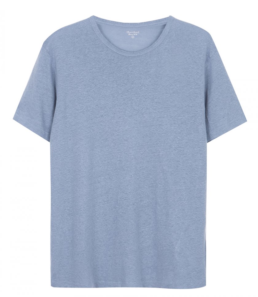 CLOTHES - LINEN CREW SS