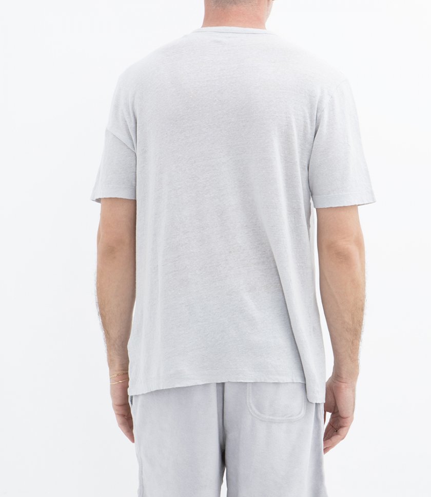 LINEN CREW SS