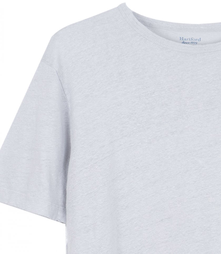 LINEN CREW SS
