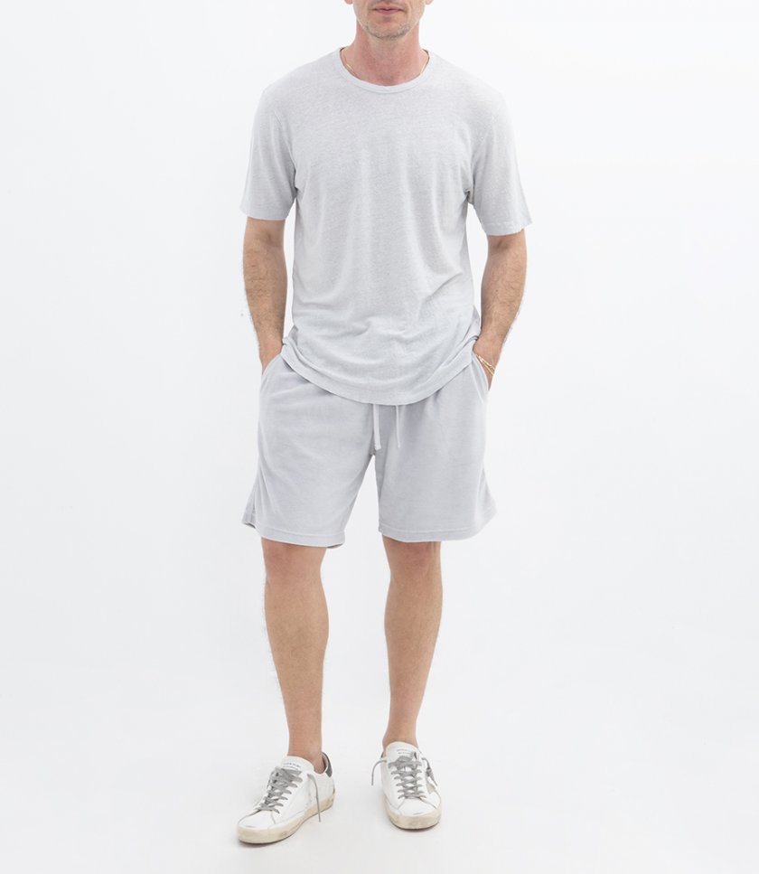 LINEN CREW SS