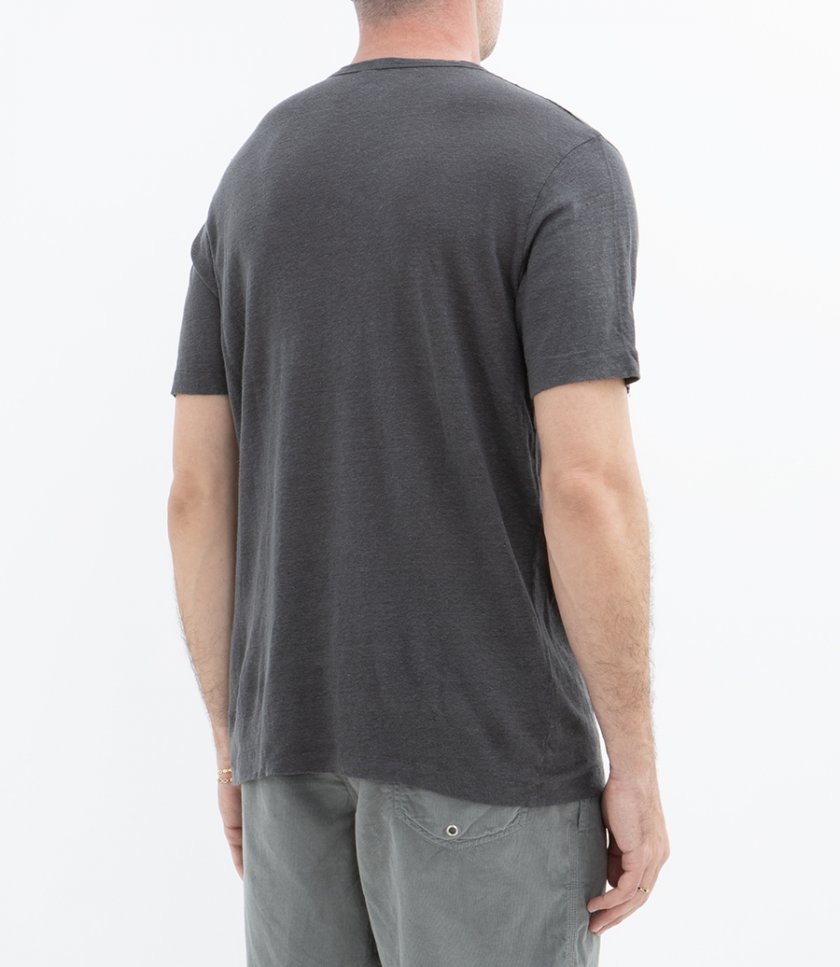 LINEN CREW SS
