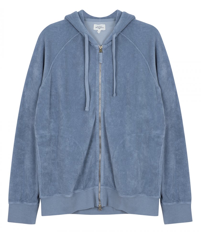 HARTFORD - TOWELLING HOODIE ZIPPER