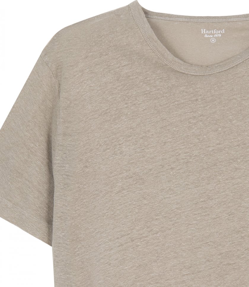 LINEN CREW SS