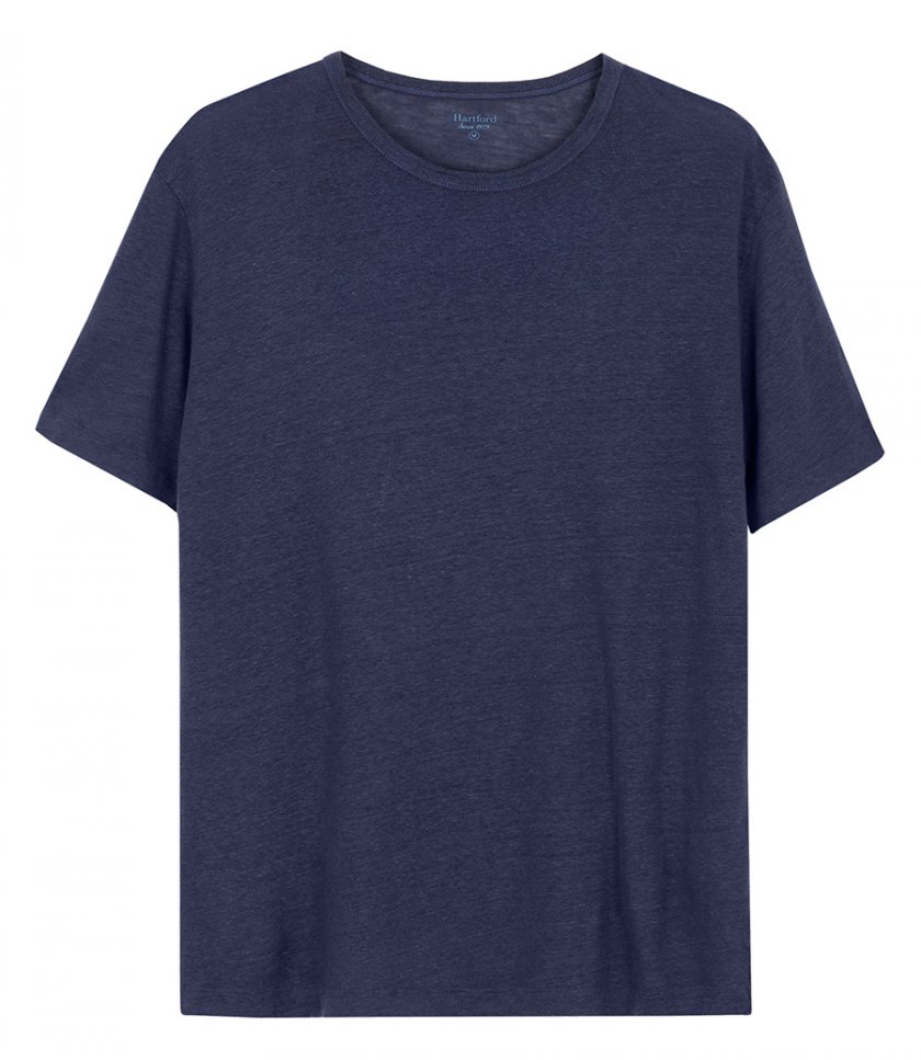 HARTFORD - LINEN CREW SS