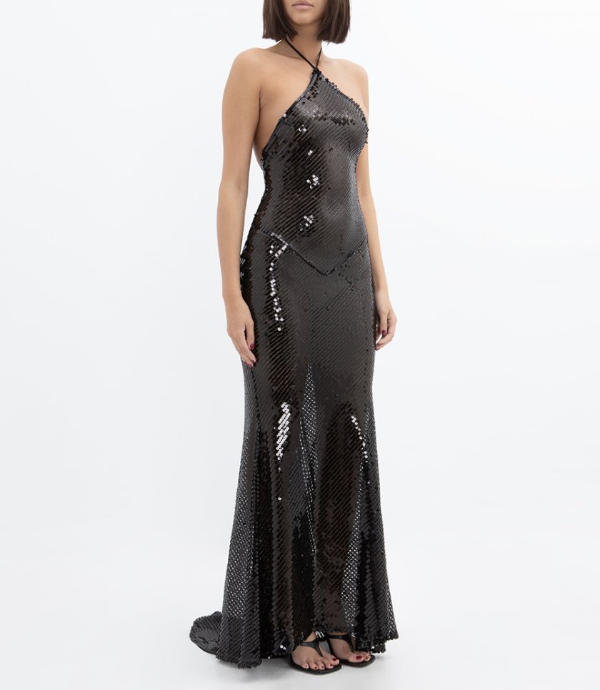 ANTHONIA SHIMMERING SEQUINS DRESS