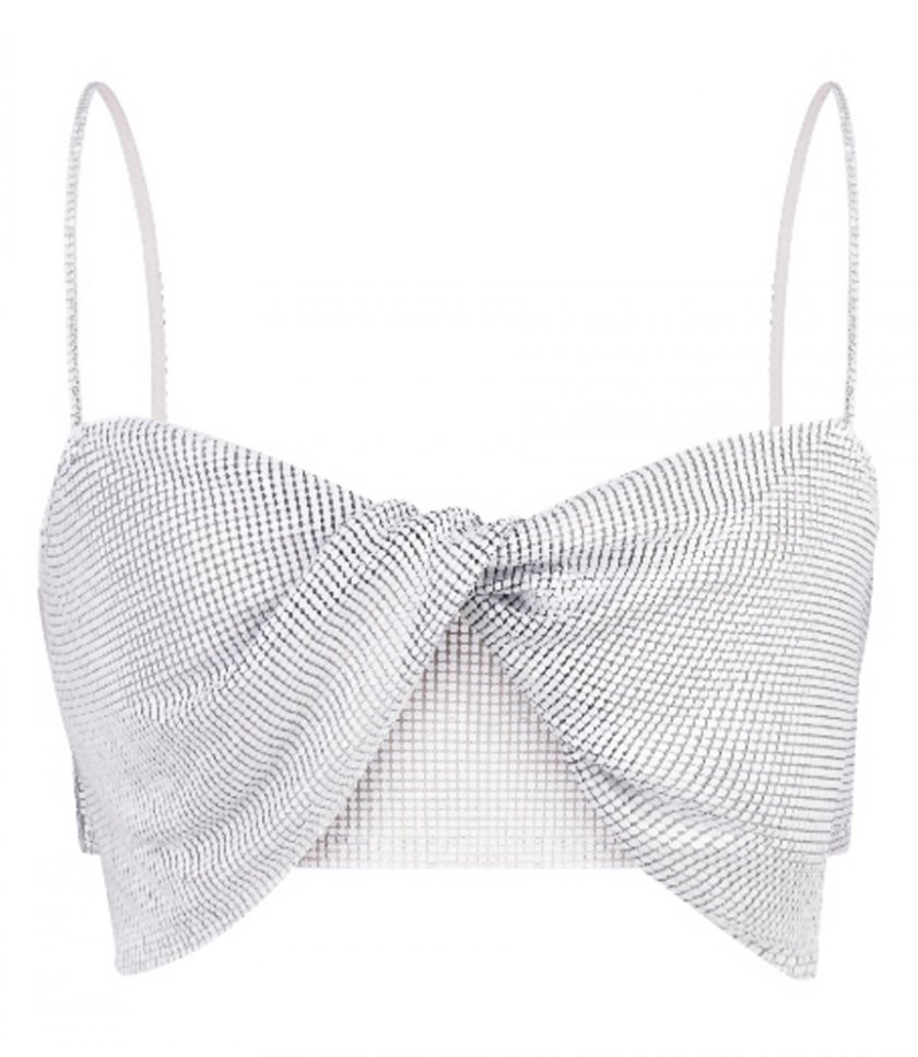 SALES - METAL MESH CROPPED TOP